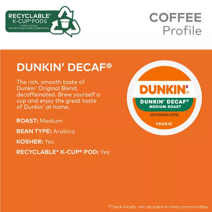 Dunkin' Decaf® Coffee